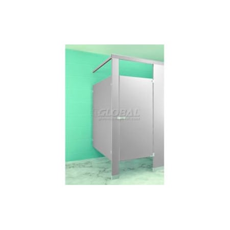 Metpar Corp Steel Complete In-Corner ADA Approved Compartment 60"W x 61 "D - Gray BEIC1HCGD